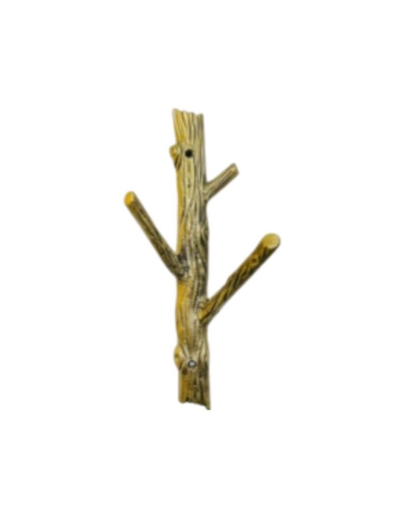 North American Country Home 2 Branch Hook-Bronze-LG