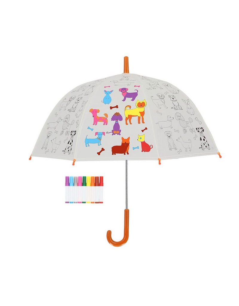 North American Country Home Colour In Umbrella-Dogs
