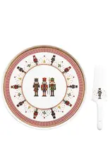 Studio 1811 Nutcracker 32cm (12.6in) Cake Plate with Server
