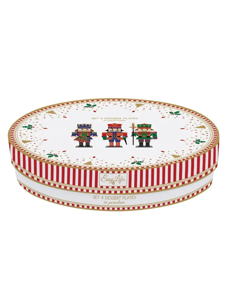 Studio 1811 Nutcracker 19cm (7.5in) Set of 4 Dessert Plates