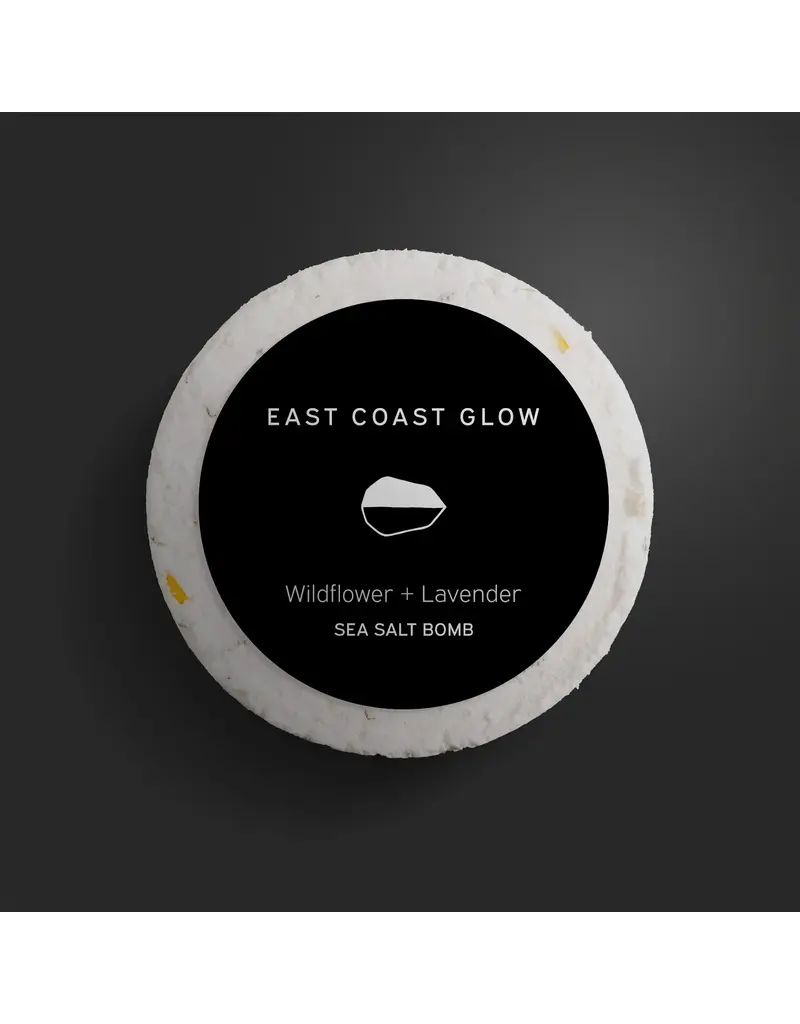 East Coast Glow WildFlower + Lavender |Sea Salt Bomb
