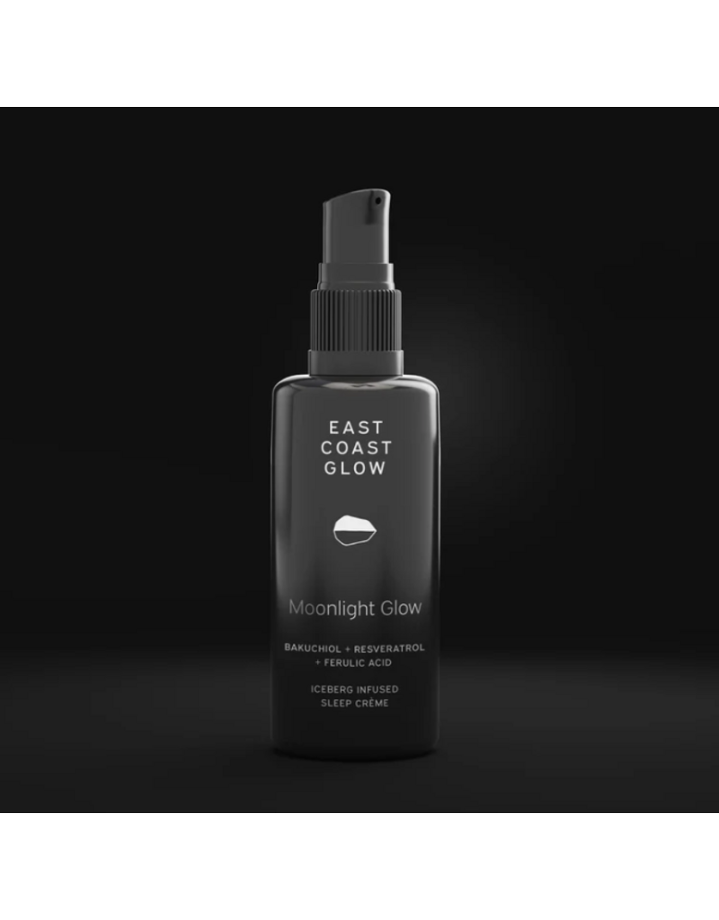 East Coast Glow Moonlight Glow Iceberg Infused Sleep Crème-Bakuchiol + Resveratrol + Ferulic Acid