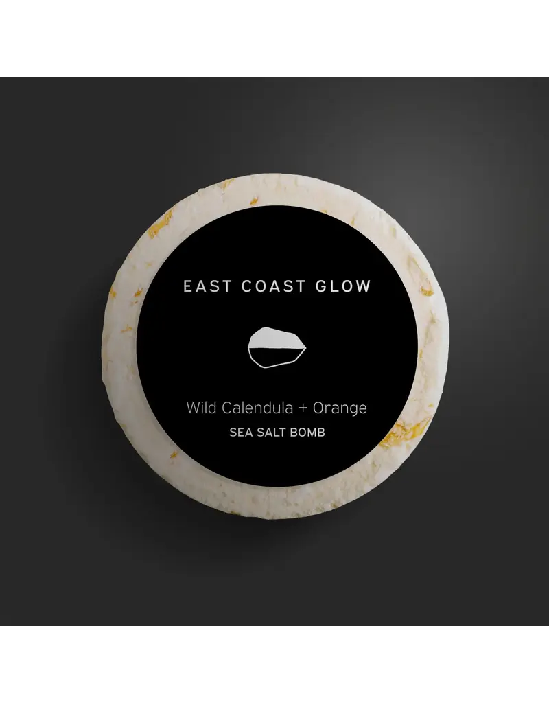 East Coast Glow Wild Calendula + Orange Sea Salt Bomb
