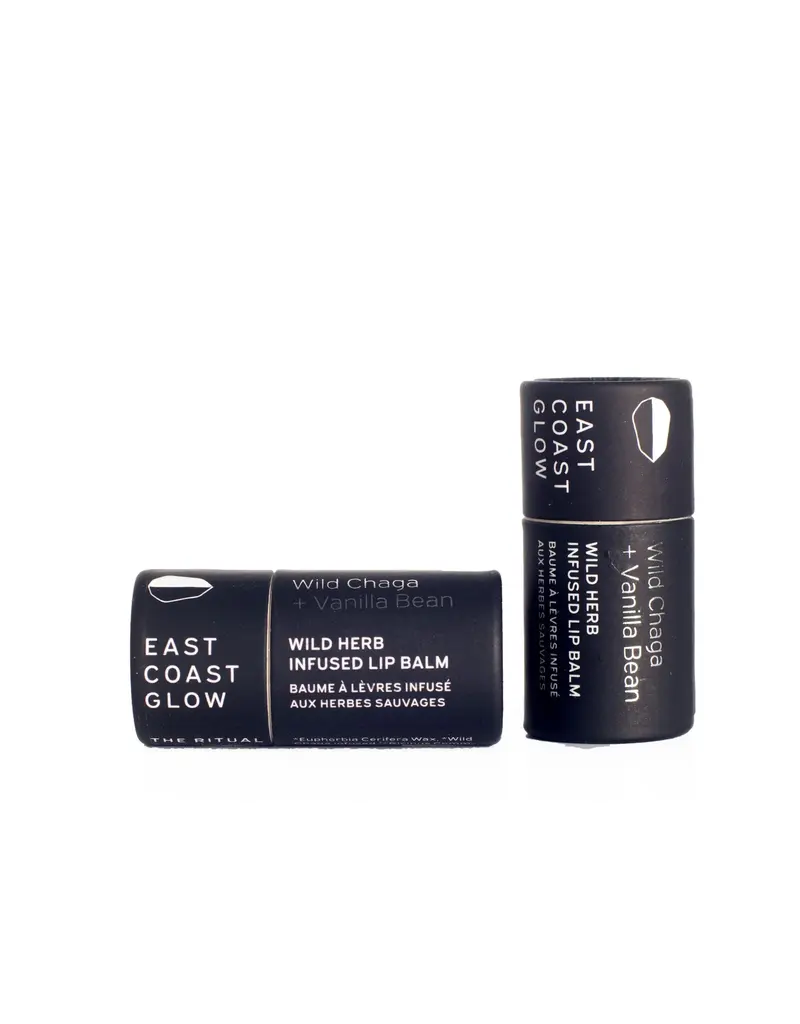 East Coast Glow Wild Chaga + Vanilla Bean Wild Herb Infused Lip Balm