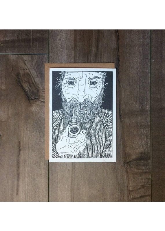 Kaila Erb Art&Illustration Kaila Erb-Old Man Card-5x7