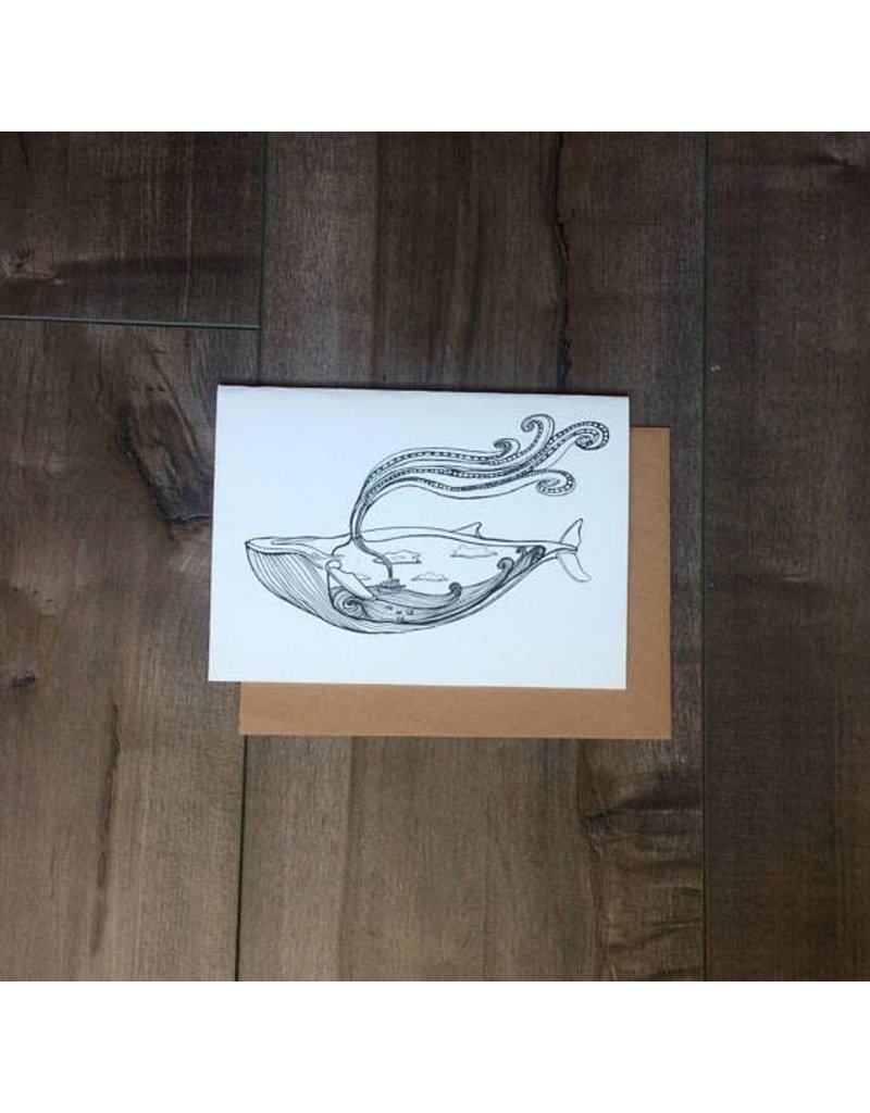 Kaila Erb Art&Illustration Kaila Erb-Whale Card-5x7