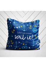 Doodle Lovely Doodle Lovely-Life's an Ocean Pillow