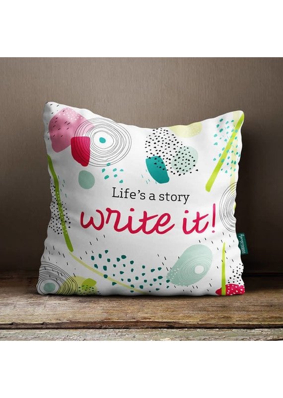 Doodle Lovely Doodle Lovely-Life's a Story Pillow