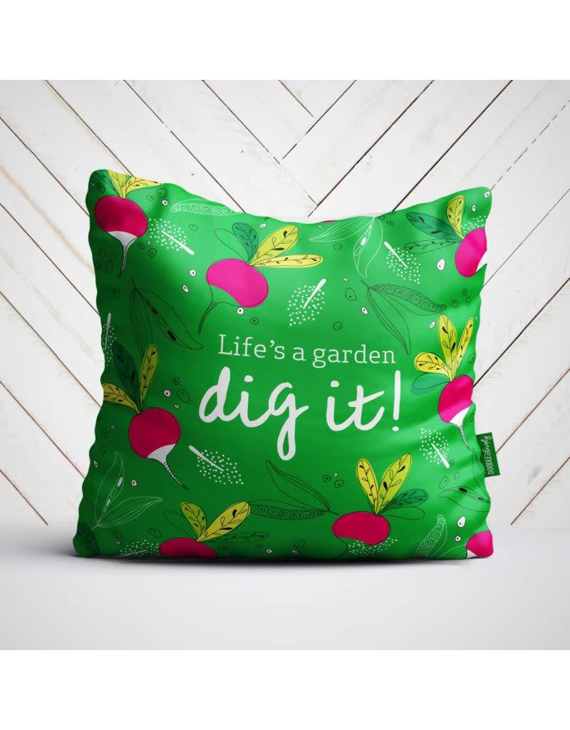 Doodle Lovely Doodle Lovely-Life's a Garden Pillow