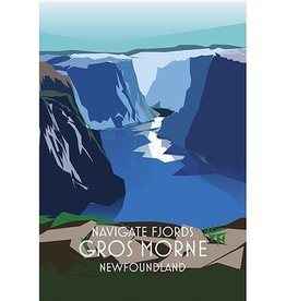 Junk Junk-Poster-Navigate Fjords-Gros Morne-12x18