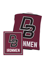 Jardine Associates DBIronmenMaroonKnitBlanket