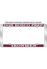 Jardine Associates StandardChromeIronmenLicensePlateFrame