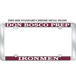 Jardine Associates StandardChromeIronmenLicensePlateFrame