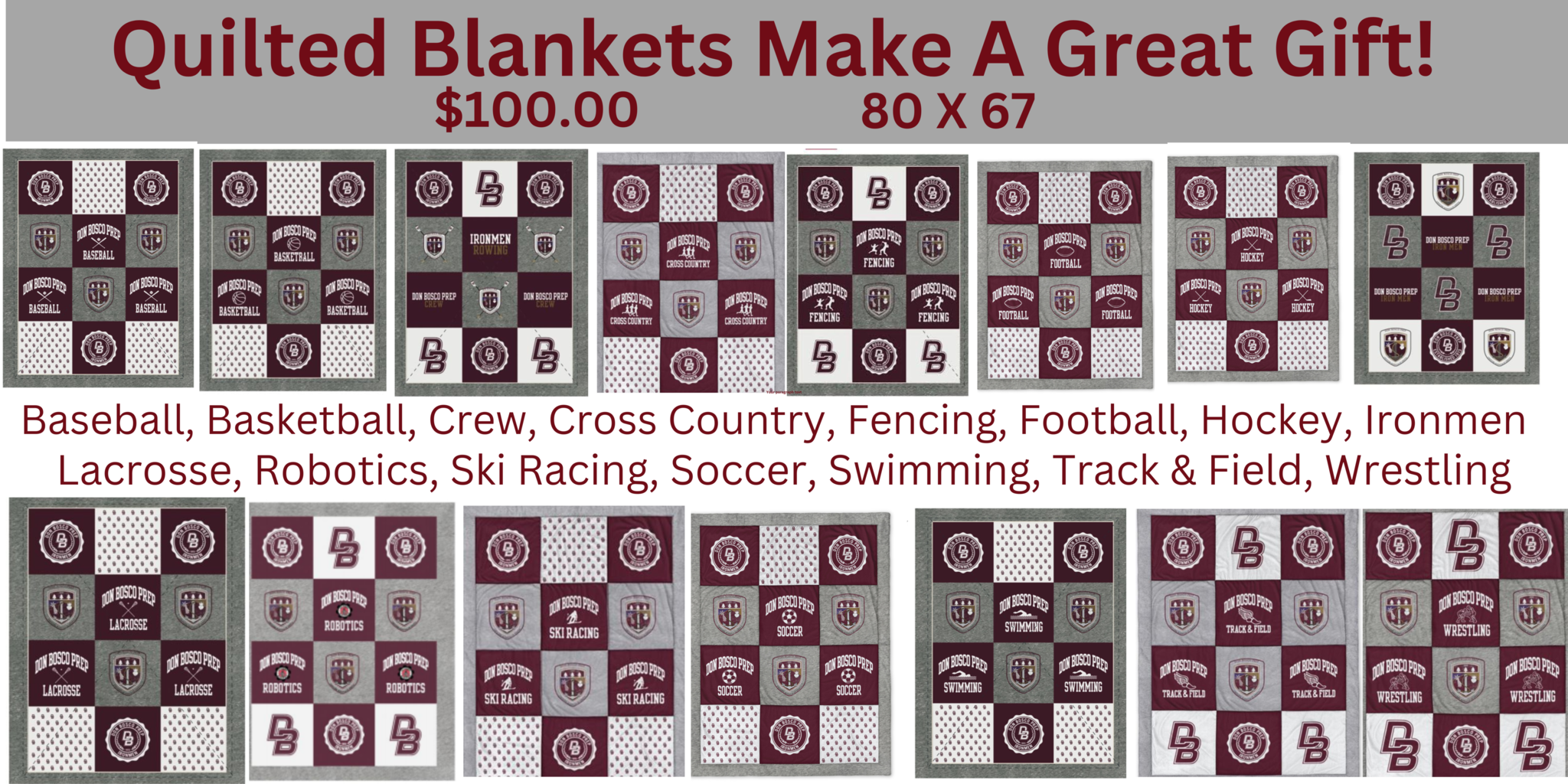 Quilted blankets