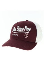 L2 Leqgue Legacy Maroon/White Trucker MPS with Don Bosco Prep, Ironmen, DB