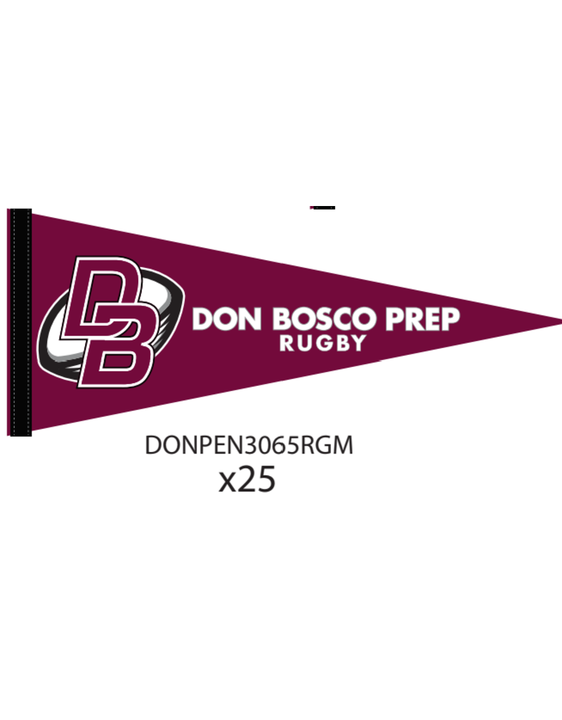 Sewing Concept Rugby Pennant