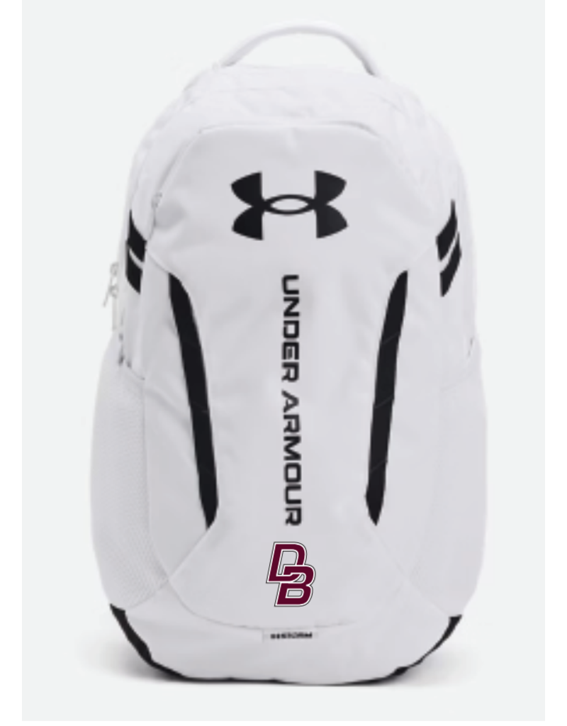 UA Under Armour White Hustle Backpack