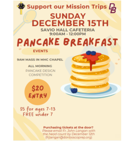DBP Pancake Breakfast - December 15, 2024