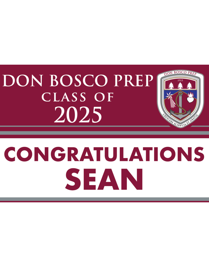 Fanatic Class of 2025 Graduation Lawn Sign 24 X 36