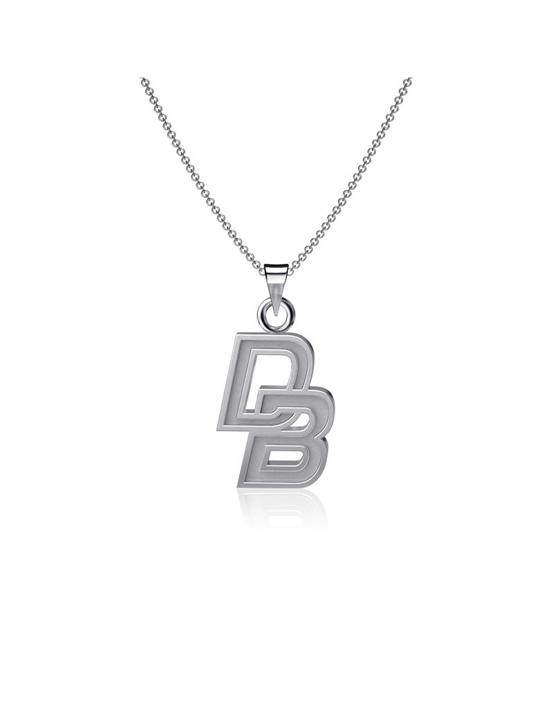 DB Pendant Necklace - Silver