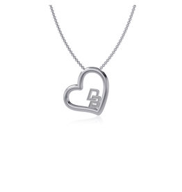 Dayna Designs Heart Necklace with Silver DB