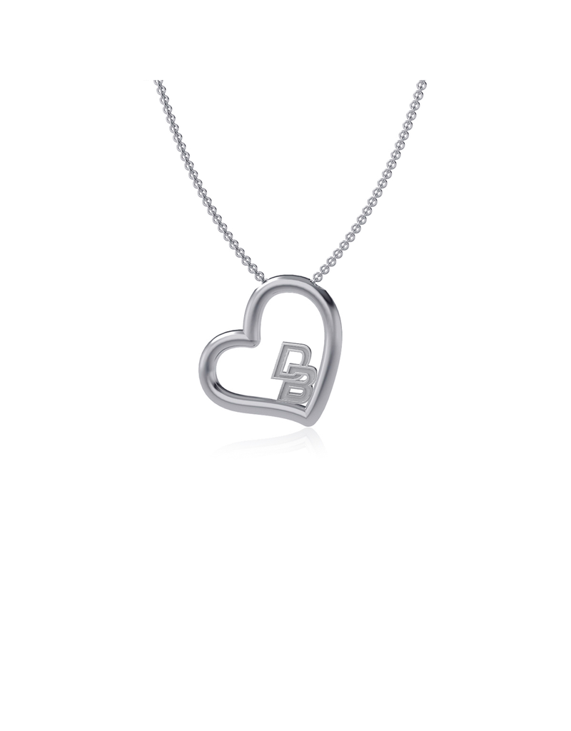 Dayna Designs Heart Necklace with Silver DB