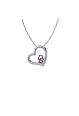Dayna Designs Heart Necklace with enamel DB