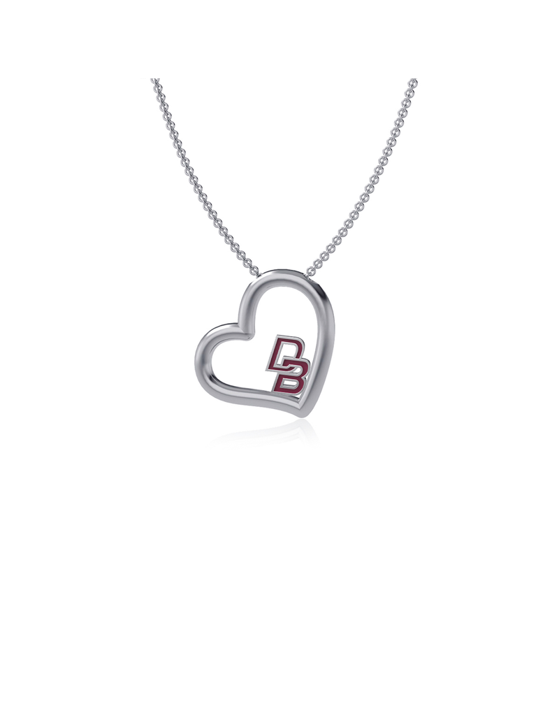 Dayna Designs Heart Necklace with enamel DB