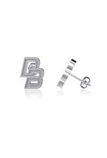 Dayna Designs DB Silver Stud Earrings