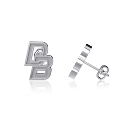 Dayna Designs DB Silver Stud Earrings