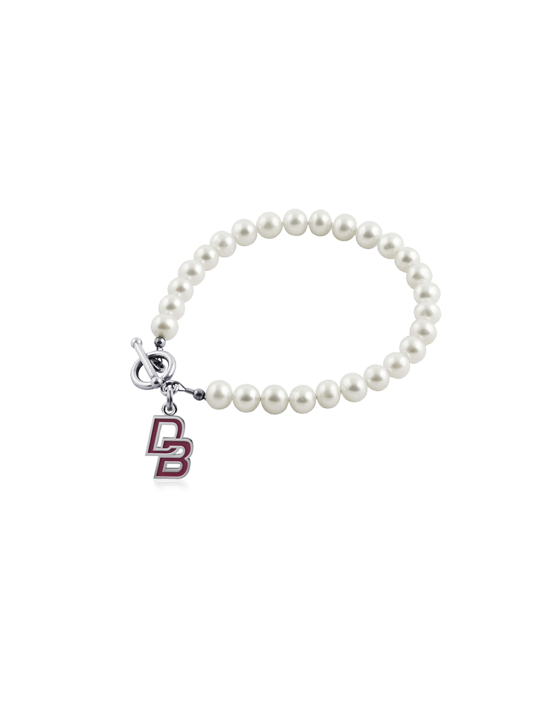 Dayna Design Pearl Bracelet with Enamel DB