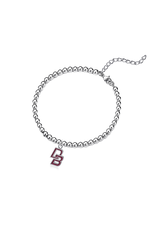 Dayna Designs Silver Bead Bracelet with Enamel DB