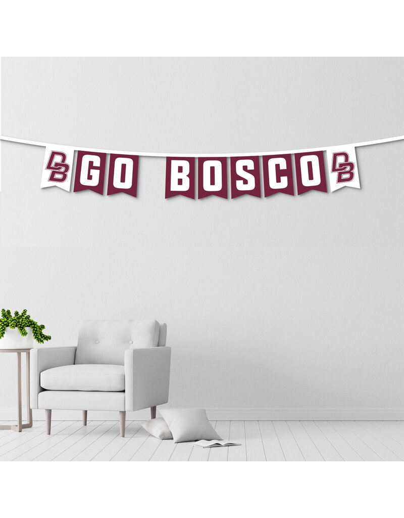 University Blanket & Flag Corporation DB Go Bosco DB String Banner