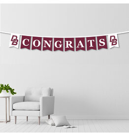 University Blanket & Flag Corporation DB Congrats DB String Banner