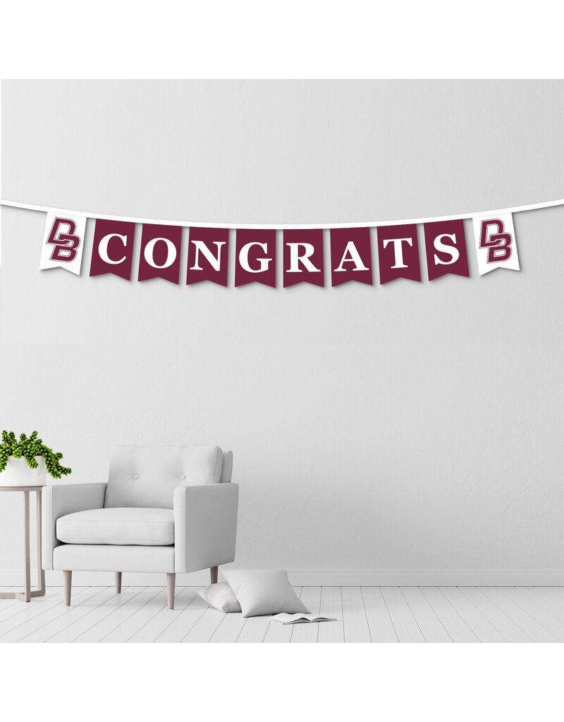 University Blanket & Flag Corporation DB Congrats DB String Banner
