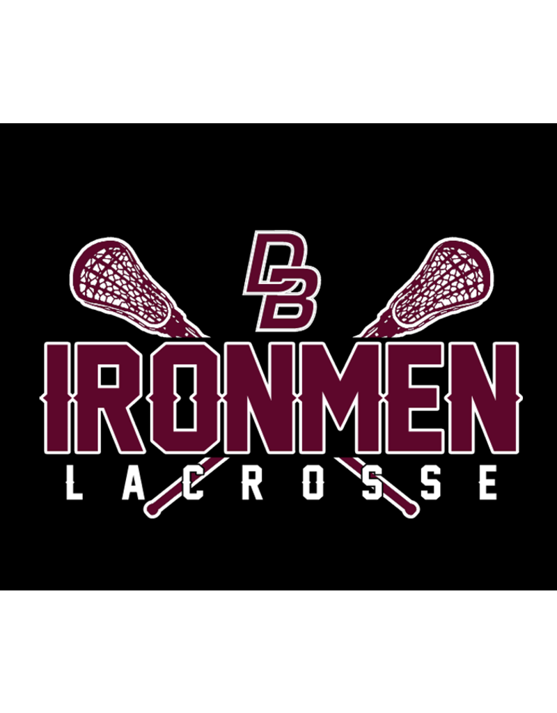Lacrosse Black Triblend T Shirt