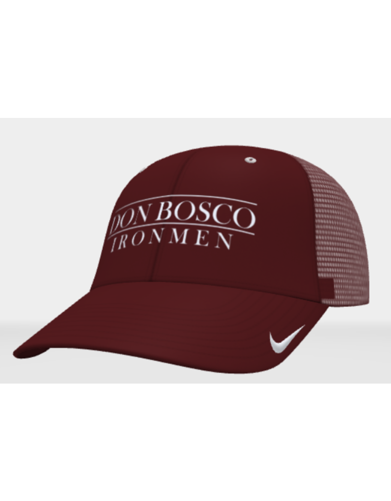 DonBoscoIronmenMaroonNikeHat with mesh back