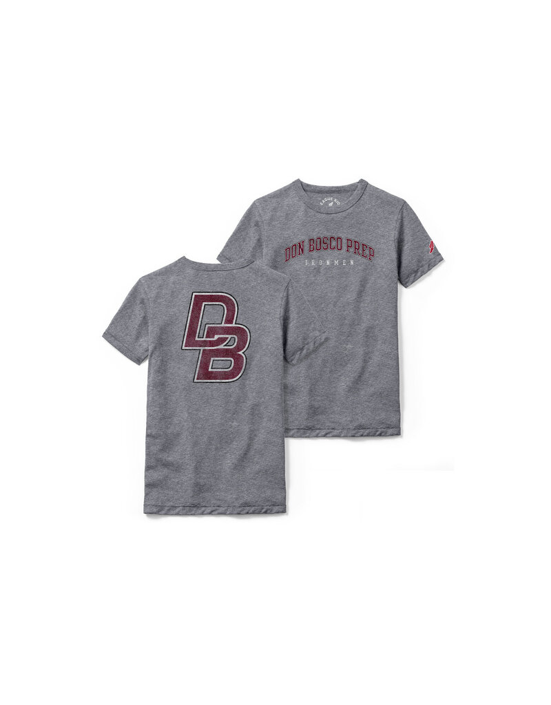 L2Brand/Leqgue/Legacy YouthGreyDonBoscoPrepIronmenDBTshirt