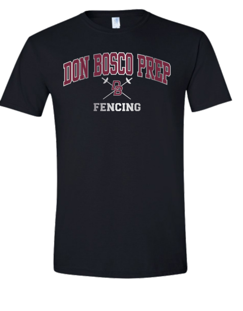 Gildan Fencing Black T Shirt