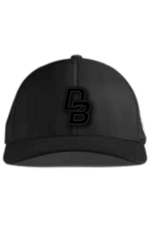 Branded Bills Bared Curved Performance - black on black 500 PVC