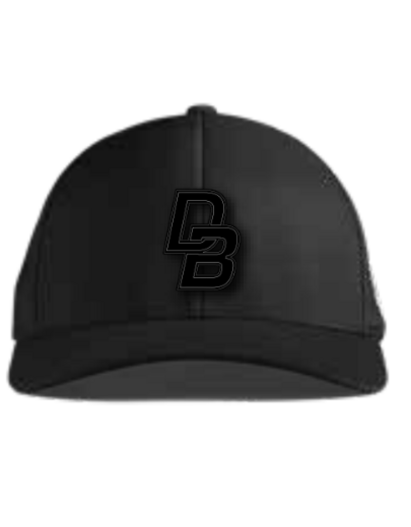 Branded Bills Bared Curved Performance - black on black 500 PVC