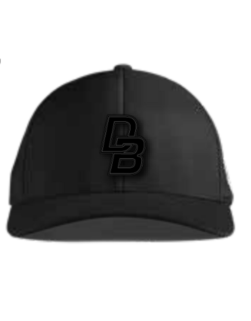 Branded Bills Branded BillsBare Relaxed Performance Classic Black on Black Hat 525