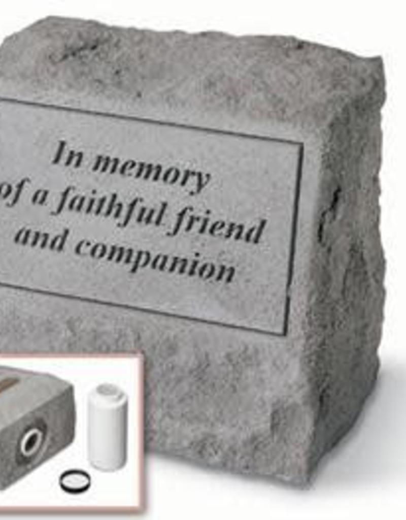 Memorial Urn - In Memory of a Faithful Friend & Companion