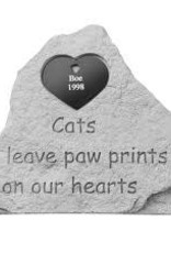 Retail Advantage Memorial Heart - Cats Leave Paw Prints