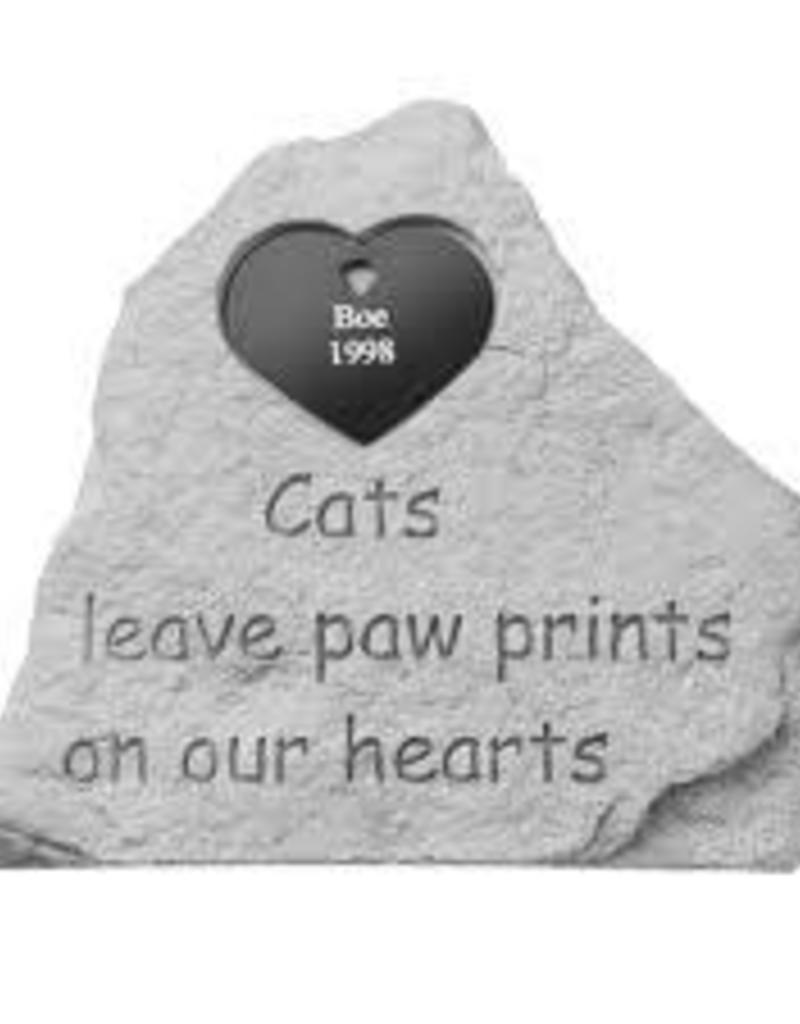 Retail Advantage Memorial Heart - Cats Leave Paw Prints