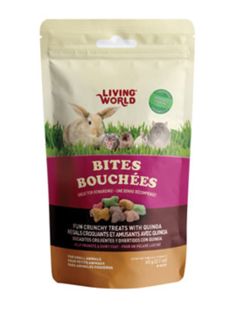 Living World Small Animal Bites with Quinoa - 60 g (2.1 oz)
