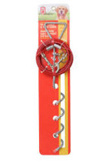 Dogit Dogit Cork-Screw Tie-Out Stake & Cable - Combo Set - 15 ft