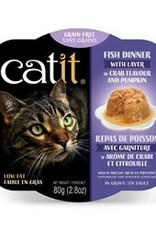 Catit Catit Fish Dinner with Crab Flavor & Pumpkin - 80 g (2.8 oz)