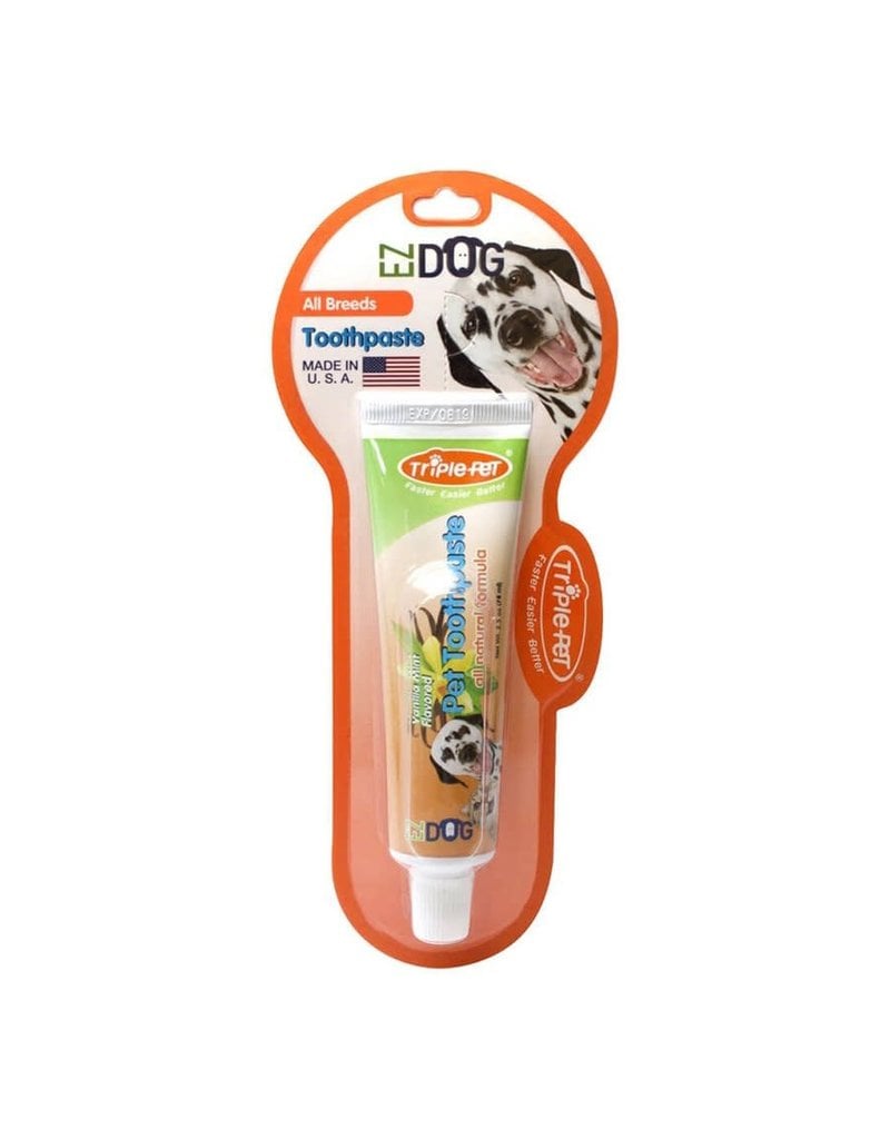 Triple-Pet Triple-Pet Ez Dog Toothpaste Vanilla 2.5oz