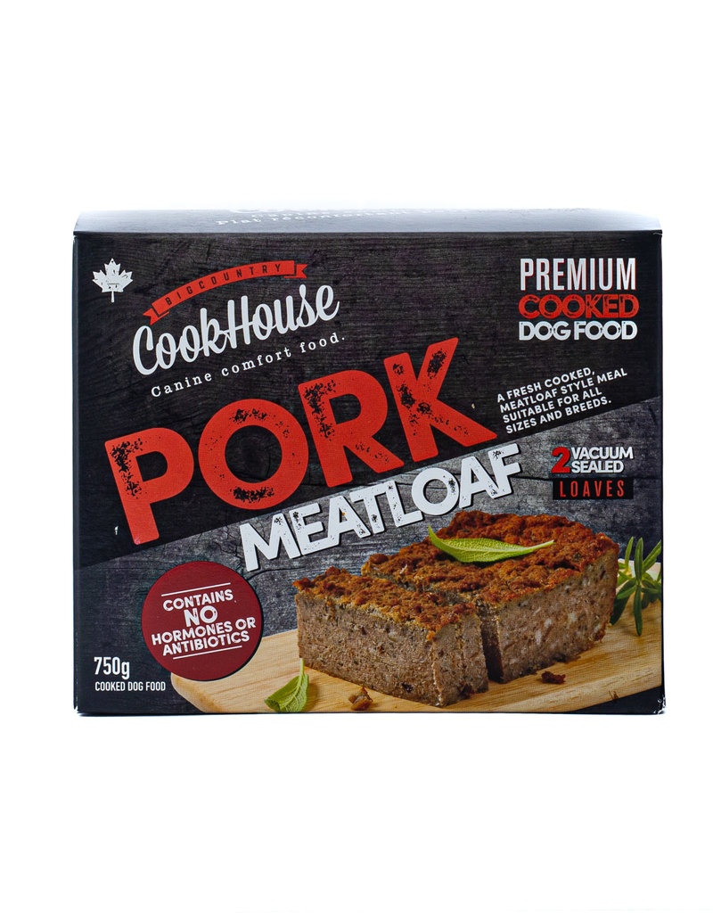 Big Country Raw Big Country Raw Cookhouse Pork Meatloaf 750g